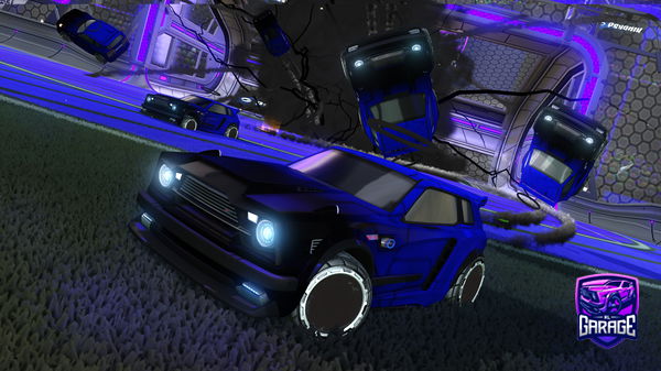 A Rocket League car design from Halo1014