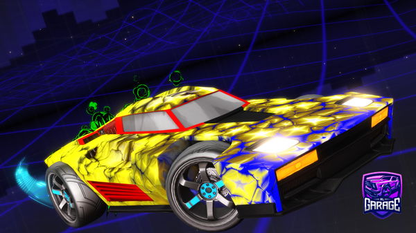 A Rocket League car design from pogythegreat