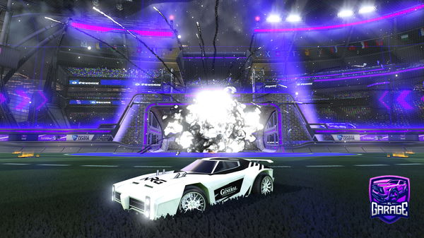 A Rocket League car design from Waterparkx