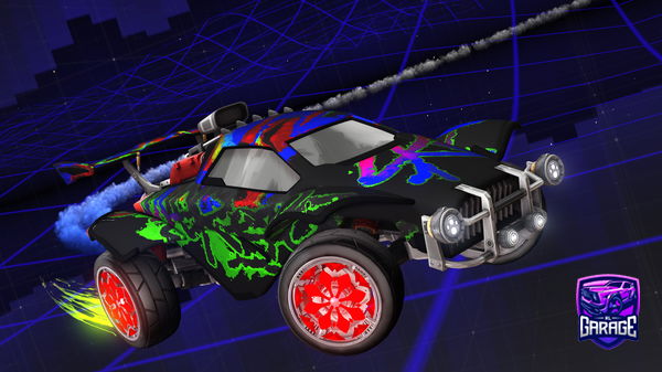 A Rocket League car design from iteachii