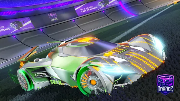 A Rocket League car design from -Goose-