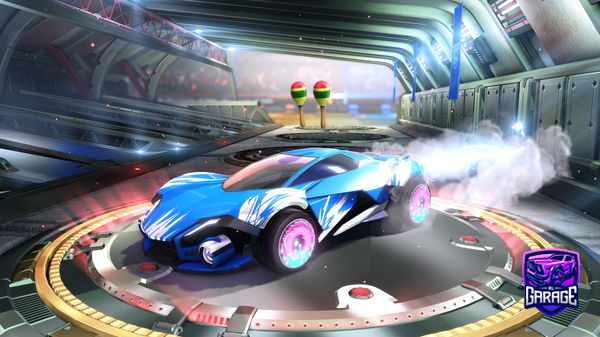 A Rocket League car design from De8838