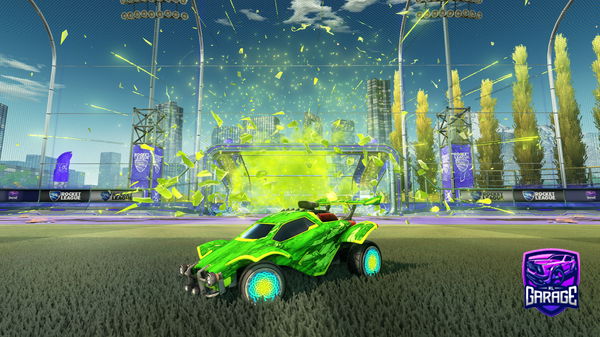 A Rocket League car design from RobyTEDI