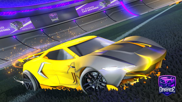 A Rocket League car design from Kazzui