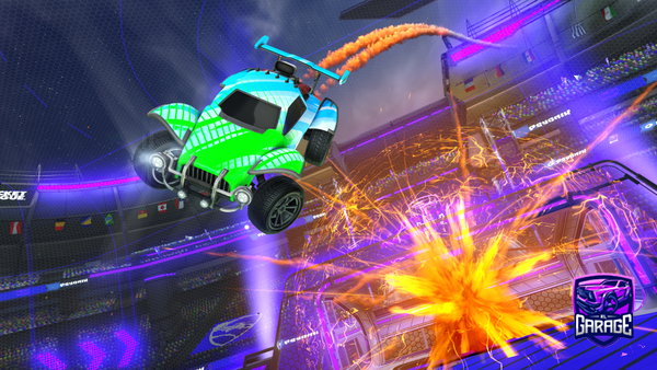A Rocket League car design from bucket7514