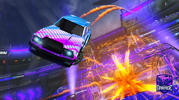 A Rocket League car design from atezet