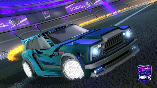 A Rocket League car design from NetfishHun