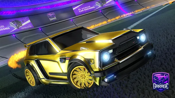 A Rocket League car design from tikoo