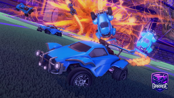 A Rocket League car design from Kitkat_nice