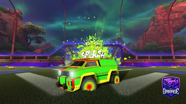 A Rocket League car design from d-day