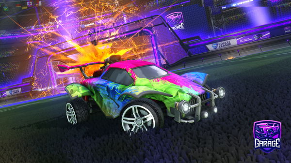 A Rocket League car design from Hugooooo17