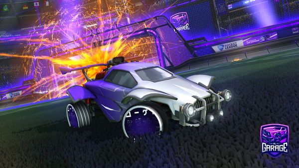 A Rocket League car design from LMKatb