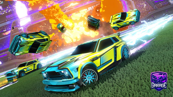 A Rocket League car design from BeubuzZ