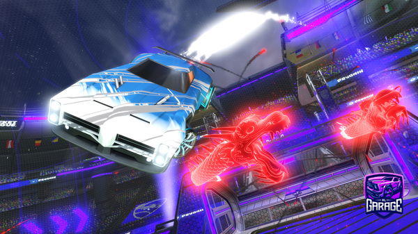 A Rocket League car design from meglabot