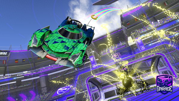 A Rocket League car design from SupportBot