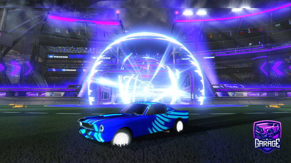 A Rocket League car design from GameFloppy