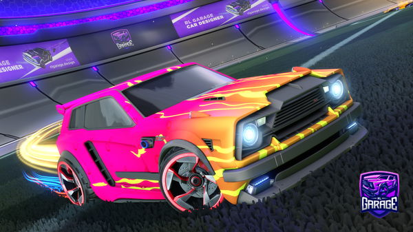 A Rocket League car design from Jaws7381