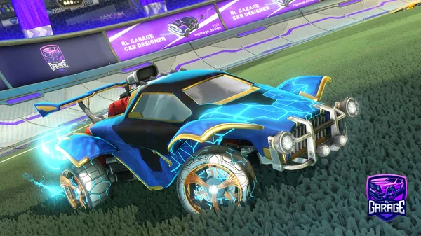 A Rocket League car design from Froggy19