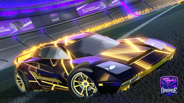 A Rocket League car design from BACK_35