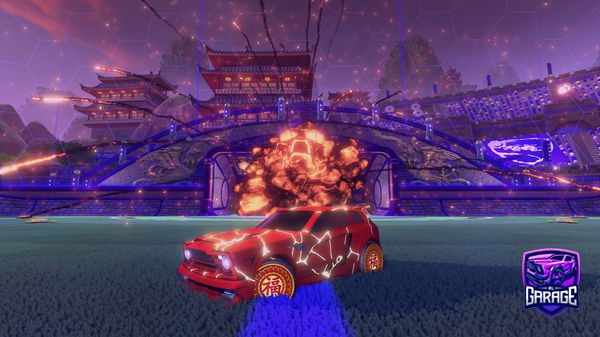 A Rocket League car design from CHICKBOI90