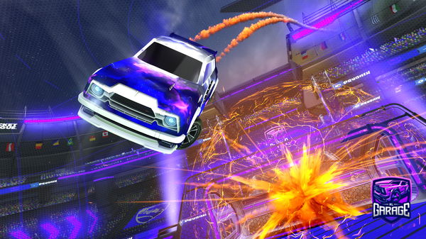 A Rocket League car design from Yenox1968