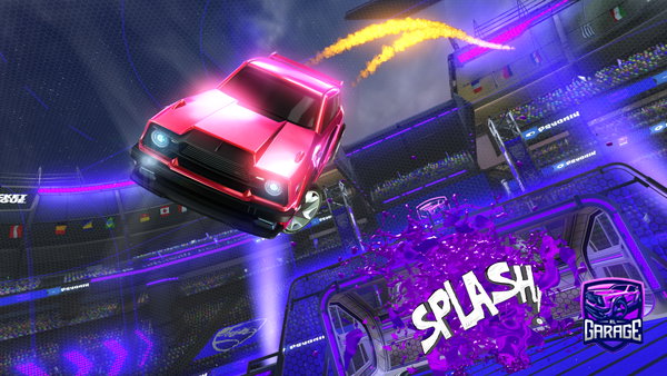 A Rocket League car design from ratat