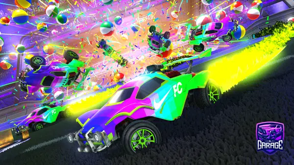 A Rocket League car design from Nebular_brownies