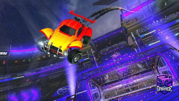 A Rocket League car design from Cepi760