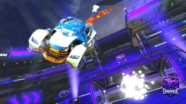 A Rocket League car design from Plakify