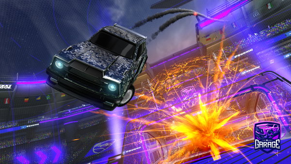 A Rocket League car design from XoTaka