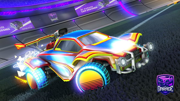 A Rocket League car design from -KOS-