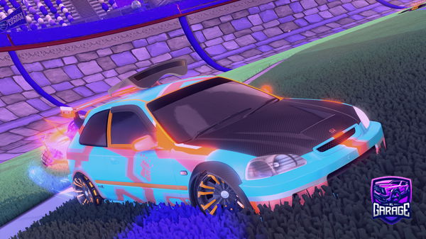 A Rocket League car design from rosestime7