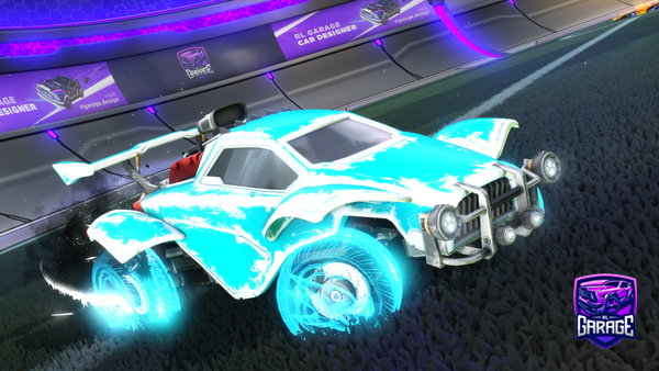 A Rocket League car design from gaviznotcool