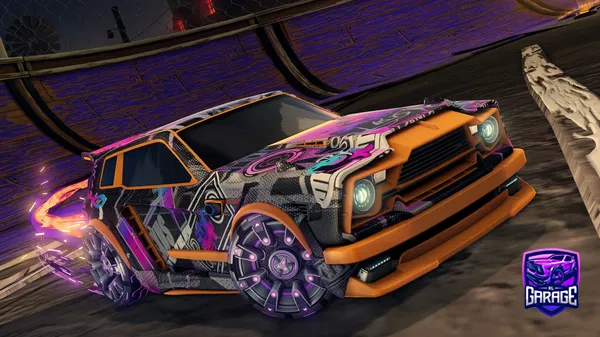 A Rocket League car design from -Goose-