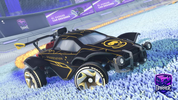 A Rocket League car design from Icke_Picke