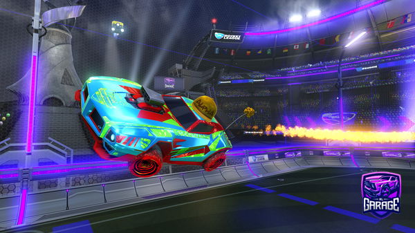 A Rocket League car design from Cardiffian10