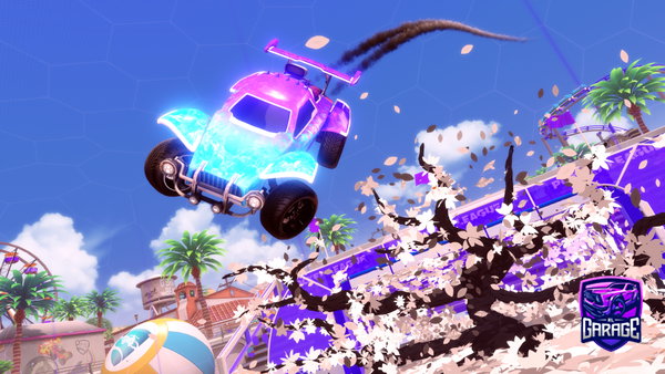 A Rocket League car design from Bossett
