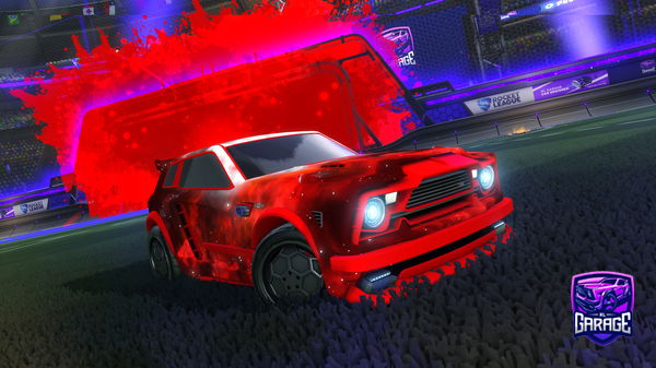 A Rocket League car design from PWRHeattrow