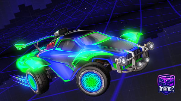 A Rocket League car design from Theevir