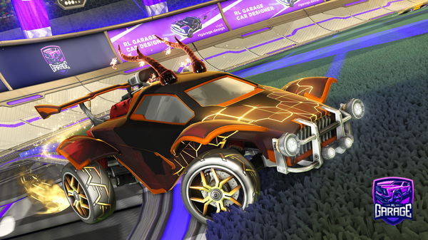 A Rocket League car design from LeKriliq