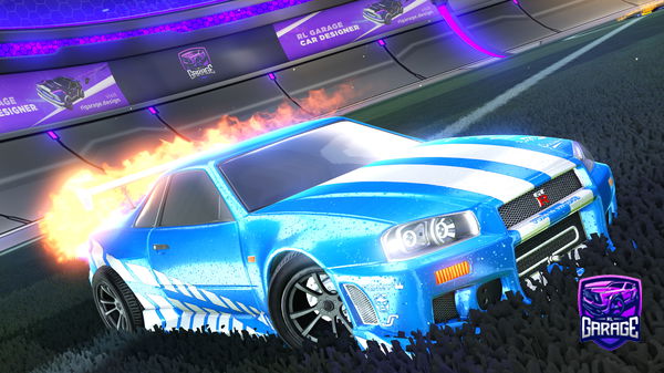 A Rocket League car design from Mystero619