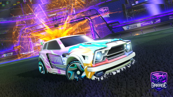 A Rocket League car design from Poulpium
