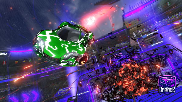 A Rocket League car design from Sicom454