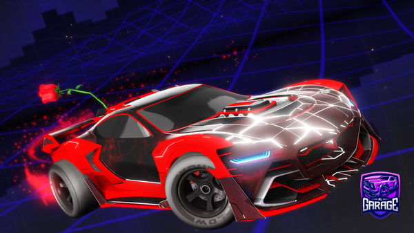 A Rocket League car design from Wwasteel_