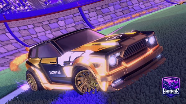 A Rocket League car design from Hey4093