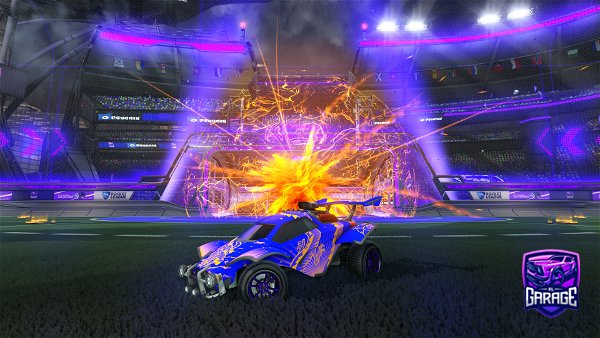 A Rocket League car design from GHOST-XE