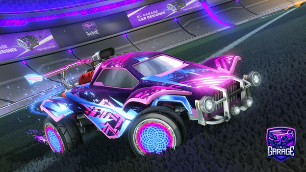 A Rocket League car design from sebyboy34