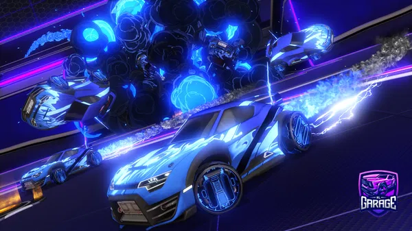 A Rocket League car design from 1kYen