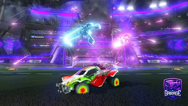 A Rocket League car design from VORTISM