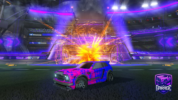 A Rocket League car design from Thets02